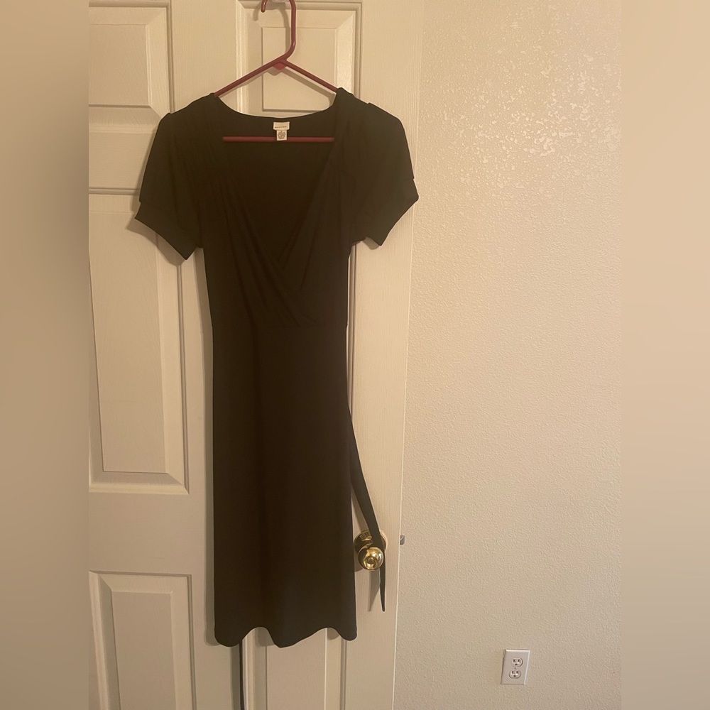 Faux wrap dress